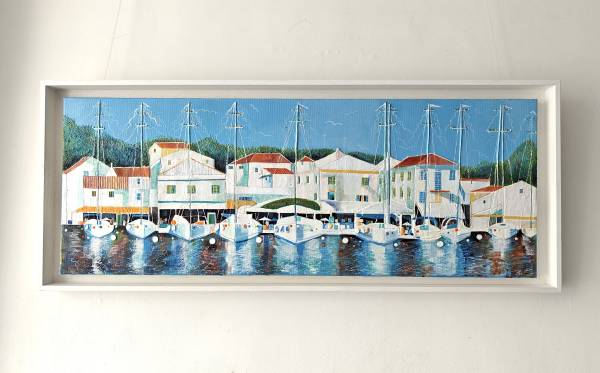- Mixed Media on Canvas, Painting by Julie Adlard, measuring 30 x 80 cm (H x W) framed at 35 x 85 cm £975